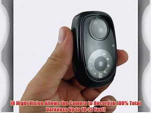 Motion-Activated Mini Spy Camera with Night Vision and 10-Day Battery Life and 1-Year Warranty