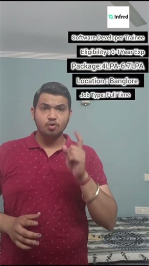 Infrrd hiring Software Developer Traine#deployzen#viral#coding#placement#jobs#views#trending#tech#ai