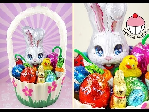 Fully Edible CHOCOLATE Easter Basket! No Bake Easter Treats by Cupcake Addiction