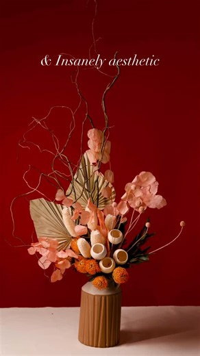 Interflora India | Sculpted stems, muted tones, pure aesthetic payoff🌸✨ A dried arrangement for the girl who prefers her florals as low-maintenance as her... | Instagram
