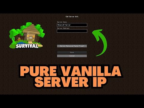 Minecraft Pure Vanilla Server IP Address