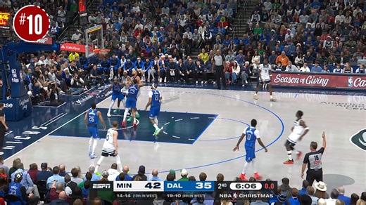 Counting down all the TOP plays from #NBAXmas! 🎄🎞 Today's 5 games had an average margin of victory of just 5 points. That's the closest EVER for an NBA on Christmas Day with 5 games. 🎁 | NBA