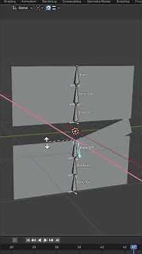 How to model and rig a shutter in Blender 🔨