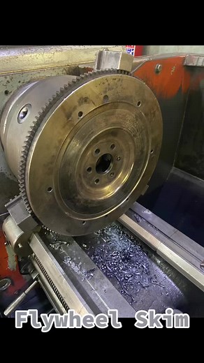 Engine Flywheel Skimming Process for Automotive Parts