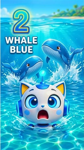 Can RoboOni find 2 BLUE WHALES? 🐋 | Learning Animals for Kids