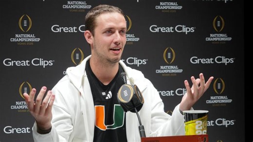 Here's the detail everyone missed when Miami's Carson Beck said he isn't taking any classes