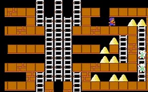 FC淘金者2代 冠军淘金者 第22关 实战一命通过 Championship Lode Runner