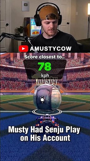 Musty Had Senju Play on His Account ‪@amustycow‬