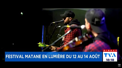 Le nouveau Festival Matane en lumière du 12 au 14 août. | TVA Est-du-Québec