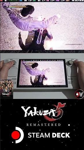 Yakuza 5 Remastered Steam Deck Performance: Handheld Gameplay