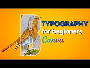 Typography for Beginners in CANVA. Step by Step Tutorial