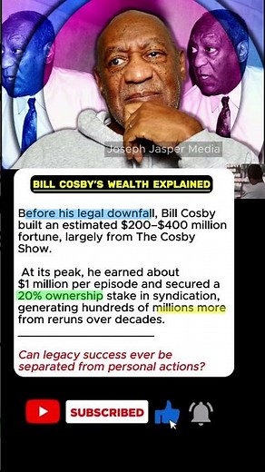 How Bill Cosby Built a $400M Fortune Before He Lost It All