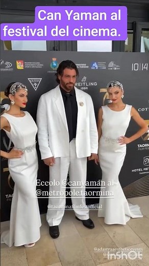 CAN YAMAN🎞️Taormina Film Festival Icon Award72ª Taormina Film Festival - Teatro Antico de Taormina,
