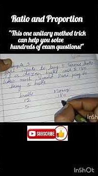 💫Unitary Method Questions and Answers | CBSE & State Board