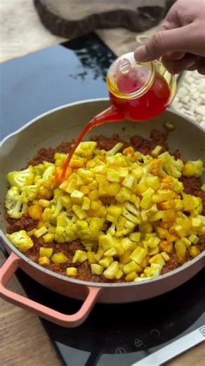 گل کلم پلو ، یه پلو مخلوط خوشمزه و مجلسیه🤩😍😋