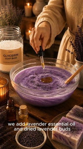 🧼This DIY Lavender Soap Looks Store-Bought 👀