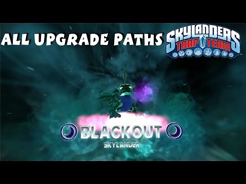 Skylanders Trap Team - Blackout Top and Bottom Upgrade Paths
