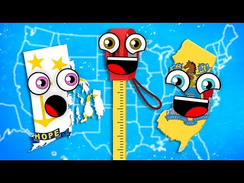 Explore The Smallest States In The US By Area! | US State Geography | KLT Geography