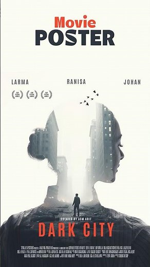 Double exposure in photoshop | Movie Poster in photoshop