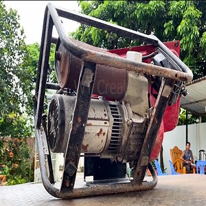 Completely Restore The Old Generator Engine, Ingenious Revival | WT TH Woodworking