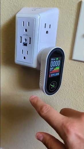 Portable 4 in 1 carbon monoxide and combustible gas detector! 🤯 #carbonmonoxidedetector