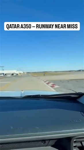Nabeel Khan on Instagram: "That Qatar Airways A350 was inches from touching the runway at Atlanta before the pilots executed a perfectly timed go-around. Sharp judgment, calm execution, and textbook airmanship. Outstanding work by the flight crew. Video: Kyle Marcks"