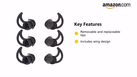 Silicone Earbud Tips Replacement Ear Tips Compatible with Bose QC20 QC20i SoundSport SIE2i IE2 IE3 Headphone Rubber Tips Earbud Covers Eartips Large 3 Pairs