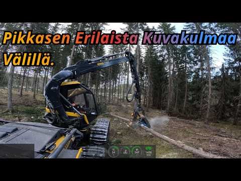 Yksi Kokeilu Kuvakulma Koneen Takasivulta Uudistushakkuulta. Ponsse Scorpion K AC New H7 -25