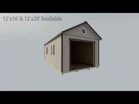 Best Barns Tailored Titan Standard ALL Pre-Cut Garage Kit - Walk Through