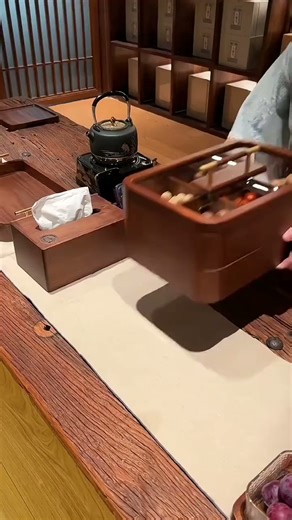 木雅轩干果盘实木干果盒瓜子糖果盘分格水果盘客厅干果收纳盒果盘零食盘 实木果盘6格【单层】