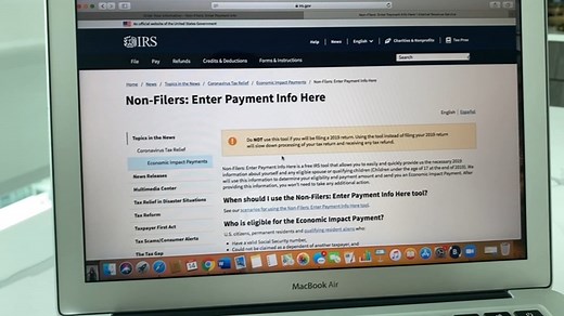 Stimulus check update: IRS announces new push to get people their payments