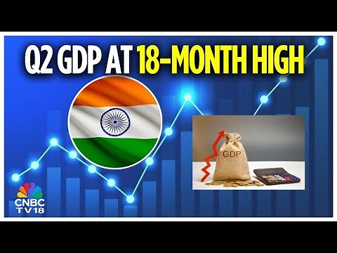 Q2 GDP Growth At 8.2%, Fastest in 18 Months | India GDP | India's economic Growth