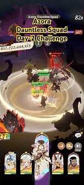 [Azora] Dauntless Squad Day-2 Challenge and Charms setup - Let’s Play AFK Journey #afkjourney