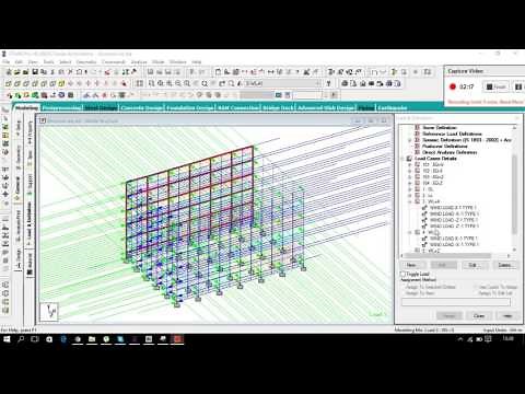 HOW TO APPLY WIND LOAD IN STAAD?