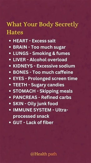10 Things Your Body May Not Like ⚠️ | Health Facts