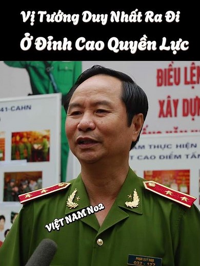 Thứ Trưởng Bộ Công An Duy Nhất Qua Đời Khi Đang Tại Nhiệm