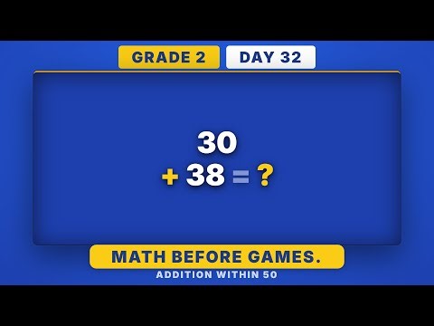 Addition Within 50 Mastery | Grade 2 Daily Math Challenge (Day 32/365)