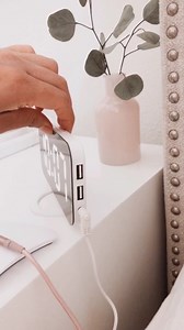 Watch Digital Alarm Clock with USB Chargers on Amazon Live