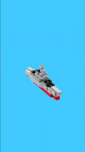 LEGO USS Missouri Battleship MOC - Speed Build Animation