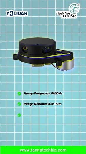 YDLidar X4 PRO | 360° Lidar Scanner for Robotics & Mapping | Tanna TechBiz