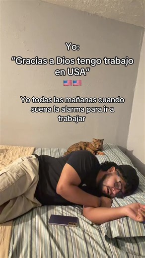 Estoy cansado de la alarma 🇺🇸🫩 #humor #latinosenusa #vidaenusa #colombianosenusa #alarma