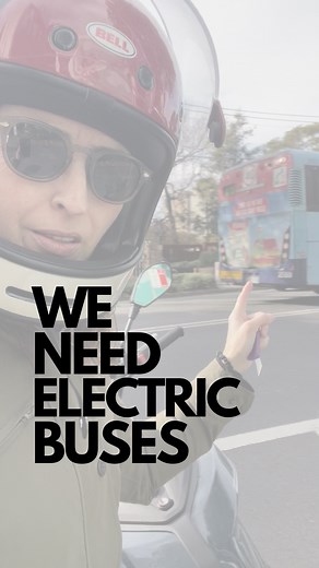 437 reactions · 236 comments | I REALLY notice now how gross and noisy diesel buses are. The sooner they’re electrified the better. #electricbuses #ev | Electrify This | Facebook