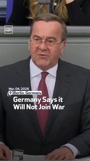 Germany Says it Will Not Join War