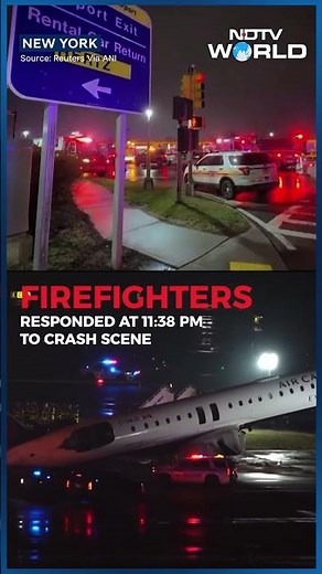 Air Canada Express Plane Collides With Ground Vehicle In New York, 2 Dead