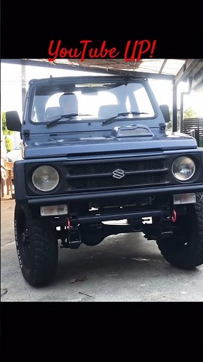 Suzuki Jimny JA11 restoration, temporary license plates and a testing shop.
