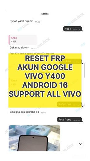 Frp Bypass Vivo Y400 Android 16 ( Support All Frp Vivo 2026 )