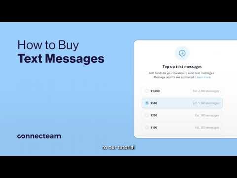 Connecteam | Text Messages