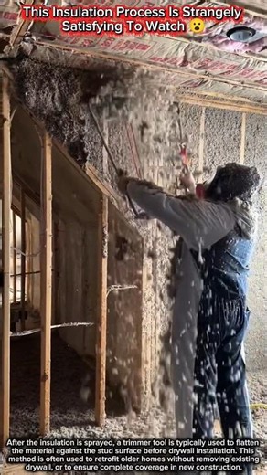 This Insulation Process Is Strangely Satisfying To Watch 😮