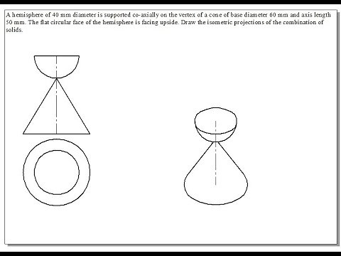 Example 02 on Isometric Projection