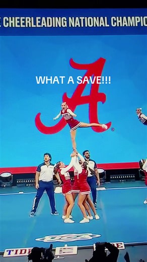 The save is saving!! #alabamaallgirl #ucanationals #ucacollegenationals #bama #cheer
